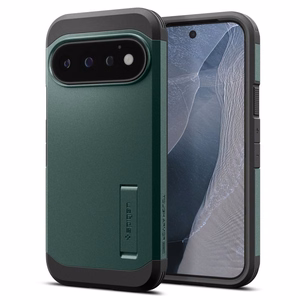 Spigen Tough Armor Mag MagSafe ümbris mudelile Google Pixel 11 Pro, tumeroheline