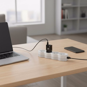 Blue Star Slim GaN TFK-SC-30WCC 30W 2x USB-C QC 4.0 / PD 3A laadija, must