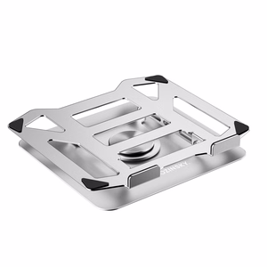 Wozinsky WDCX-X19-AB HardStand 360° Pöörduv Sülearvuti ja Tahvelarvuti Alus - Hõbedane