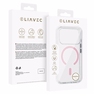 Liavec Pure чехол для Iphone 17 Pro Max/18 Pro Max, розовый (кнопка управления камерой)
