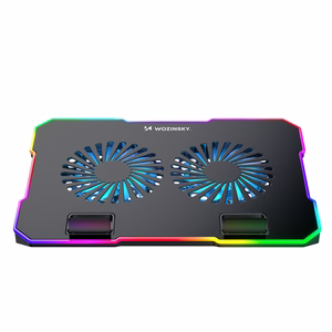 Wozinsky WDCX-A26 NitroCool RGB mängude sülearvuti jahutusalus must