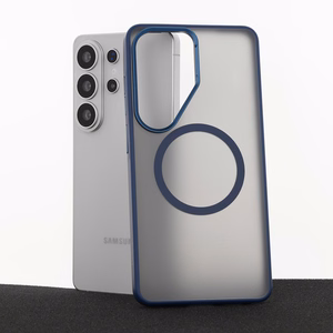 Liavec Soft Ümbris Metal Frame for Samsung Galaxy S26 Ultra sinine
