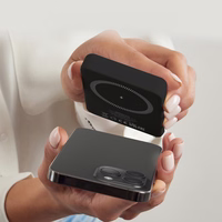 SBS TEBB5000MAG1CK Juhtmeta energiapank 5000 mAh USB-C, MagSafe ühilduv - must