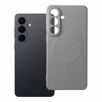 SILICONE MAG COVER Ümbris compatible with MagSafe jaoks SAMSUNG S26 Edge hall titatnium