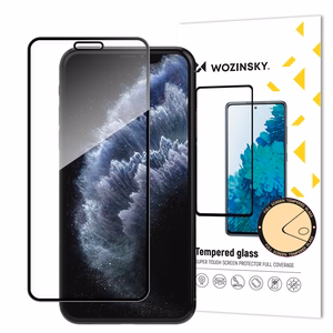 Wozinsky super kõva täisliimiga karastatud klaasist täisekraan koos raamiga sõbralik Apple iphone 11 pro / iphone xs / iphone x must
