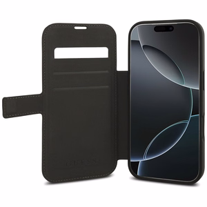 GUESS book ümbris jaoks IPHONE 17 Pro GUBKP17L4GMGBR (PU 4G Metal Logo) brown