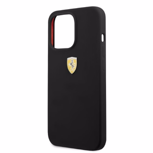 Ferrari FESSIHMP13LBK iPhone 13 Pro / 13 6.1" чёрный/чёрный жёсткий чехол Silicone MagSafe