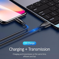 USAMS Kaabel U18 lightning 2A Fast Charge 1m must SJ266USB01 (US-SJ266)