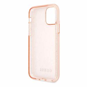 Guess GUHCN65PCGLPI iPhone 11 Pro Max roosa/roosa kõva ümbris Glitter