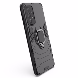 Ring Armor прочный гибридный чехол + магнитный держатель для Samsung Galaxy A73 чёрный