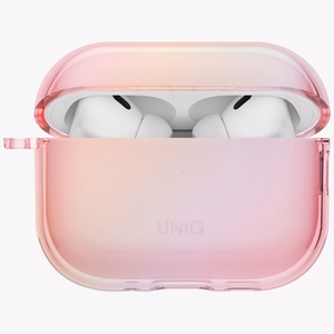 Uniq Iridescia Hang Ümbris jaoks AirPods Pro 3 - Läbipaistev roosa