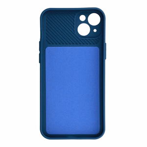 Camshield Soft jaoks Iphone 14 Tumesinine