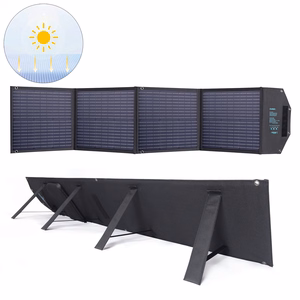 Choetech SC009-V2 solar foldable Laadija 100W USB-C / 2x USB-A PD QC - must