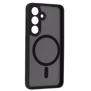 Full Matte Mag Cover jaoks Samsung Galaxy S24 must