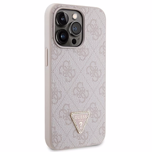 Guess GUHCP13LP4TDSCPP чехол для iPhone 13 Pro / 13 - розовый Crossbody 4G Metal Logo