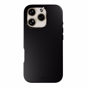 Puro Icon Mag Pro MagSafe Silicone Ümbris jaoks iPhone 16 Pro - Must