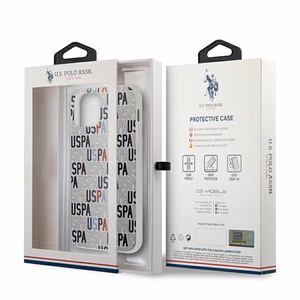 US Polo USHCP12SPCUSPA6 Logo Mania Collection ümbris seadmele iPhone 12 mini 5.4", valge