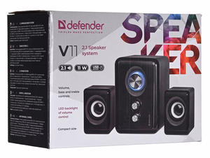 DEFENDER V11 arvutikõlarid 2.1 11W USB