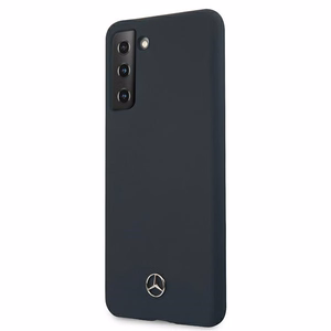 Mercedes Silicone Line чехол для Samsung Galaxy S21 - синий