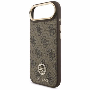GUESS ümbris jaoks IPHONE 17 Air compatible with MagSafe GUHMP17MP4GRMDEW (PU W/ 4G Strass Logo) brown
