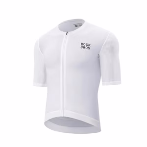 Rockbros 15200025 Short Sleeve Cycling Jersey Size S - White