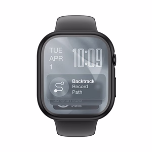 AmazingThing Radix Klaas Ekraanikaitse koos Ümbris jaoks Apple Kell Seeria 11 46mm - must