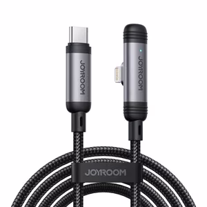 Joyroom S-A56 EnjoyX Series 90° USB-C - Lightning kaabel 30W 1.2m - must