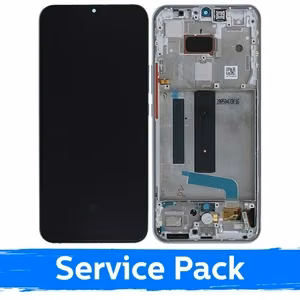 LCD ekraan ühilduv Xiaomi Mi 10 Lite 5G raamiga / Dream White / (Service Pack)