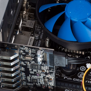 Orico PVU3 PCIe laienduskaart 7 USB 3.0 pesaga lauaarvutitele – must