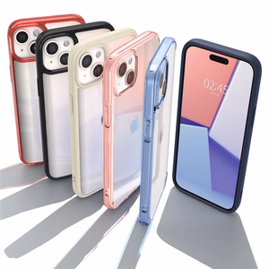 Spigen Crystal Hybrid iPhone 15 Plus Ümbris - läbipaistev Beige