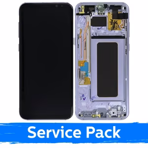 LCD Ekraan Ühildub Samsung G955 S8 Plus Koos Frame / Orchid Hall / (Service Pack)