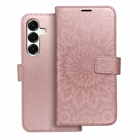 MEZZO Book ümbris jaoks SAMSUNG S25 Plus mandala rose kuldne