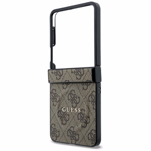 Pruun Guess 4G Classic MagSafe ümbris Samsung Galaxy Z Flip8 telefonile