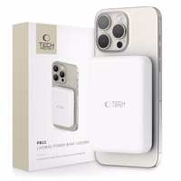 Tech-Protect LifeMag PB11 Powerbank MagSafe 10000mAh 15W USB-C port - valge + USB-C kaabel