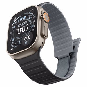 Spigen Athlex Air M rihm Apple Watch 44 / 45 / 46 / 49 mm jaoks, must ja hall
