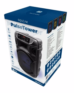 SQUEAK PulseTower SQ1006 karaokekõlar, Bluetooth 5.3 + EDR
