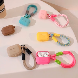 Tech-Protect Silicone Rope Ümbris jaoks Apple AirPods Pro 1 / 2 - Brown