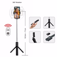 Blavec Selfie Stick Coco P-02 tripod + remote control 0,7 metres (SSCP02-TRB07) must