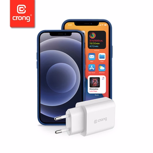 Crong USB-C Travel Charger 20 W PD seinalaadija, valge