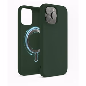 Ümbris "TM MagSafe Silicone" iPhone 13 / Roheline /