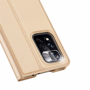 Dux Ducis Skin Pro чехол-книжка Poco M4 Pro 5G золотой