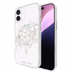 Чехол Case-Mate Karat MagSafe с перламутровыми вставками для iPhone 16 Plus, A Touch of Pearl