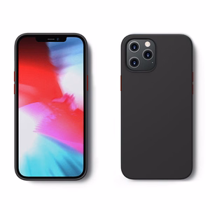 Joyroom Color Series ümbris iPhone 12 Pro Max'ile must (JR-BP800)