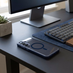 ROAR case MAG BUMPER compatible with MagSafe for SAMSUNG A57 navy blue