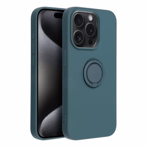 SILICONE RING ümbris jaoks IPHONE 15 Pro roheline