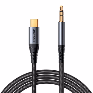 Joyroom Audio Transfer Series SY-A07 Mini Jack 3.5mm/USB-C Kaabel 1.2m - must