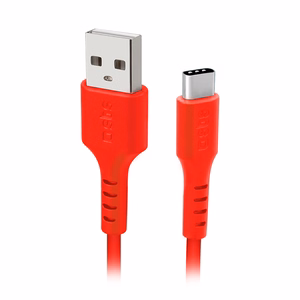 SBS TECABLEMICROC15R USB-A - USB-C Kaabel 1.5m - punane