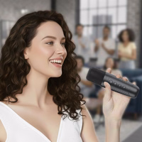 Blavec kantav Bluetooth kõlar WS-08 Karaoke Idol 8W 2 mikrofoniga must