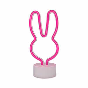 Neon LED on stand RABBIT pink USB-C FSC-10 Forever Light