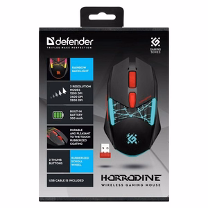 Defender GM-126 Tisa hiir RF+BT optiline 1600 DPI must